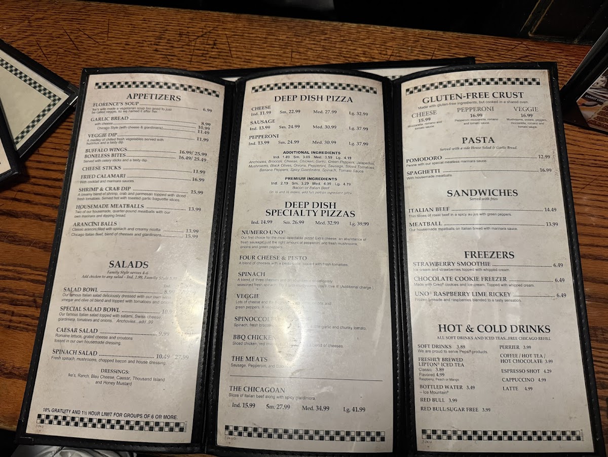 Menu Pizzeria Uno-4