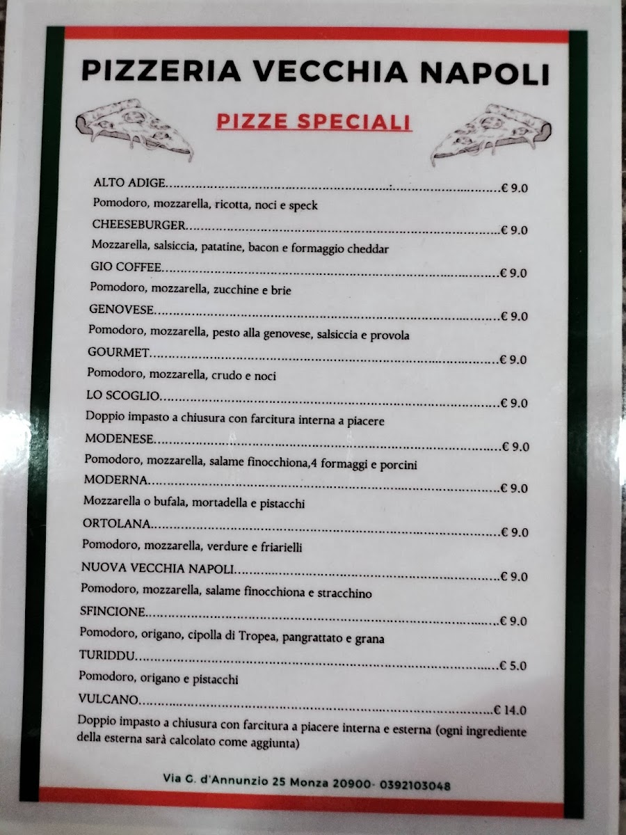 Menu Pizzeria Vecchia Napoli-2