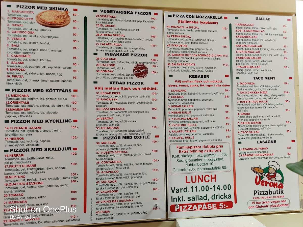 Menu Pizzeria Verona-5