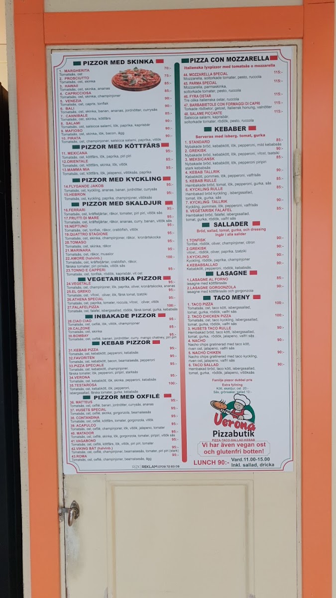 Menu Pizzeria Verona-7