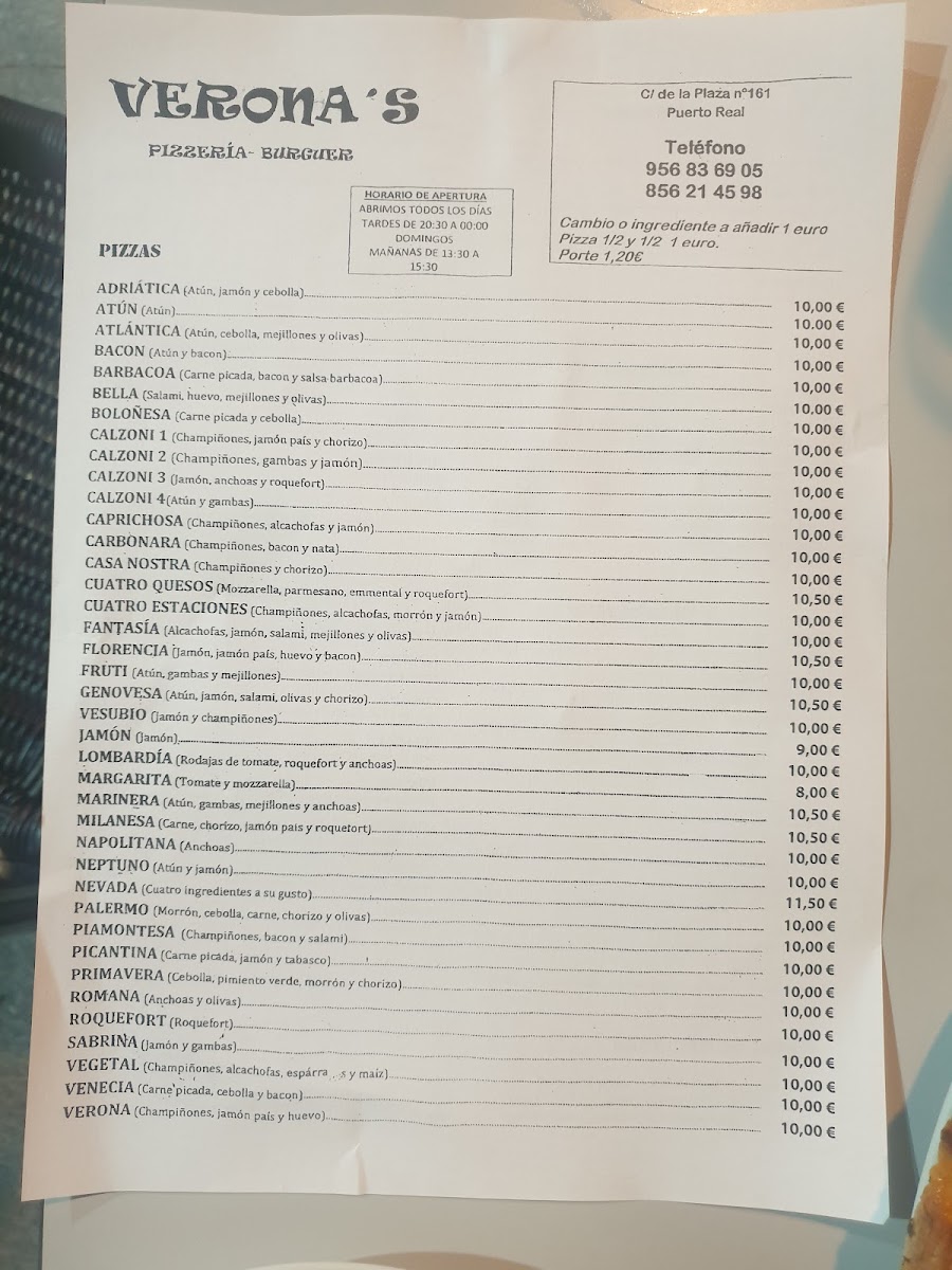 Menu Pizzeria Veronas-6