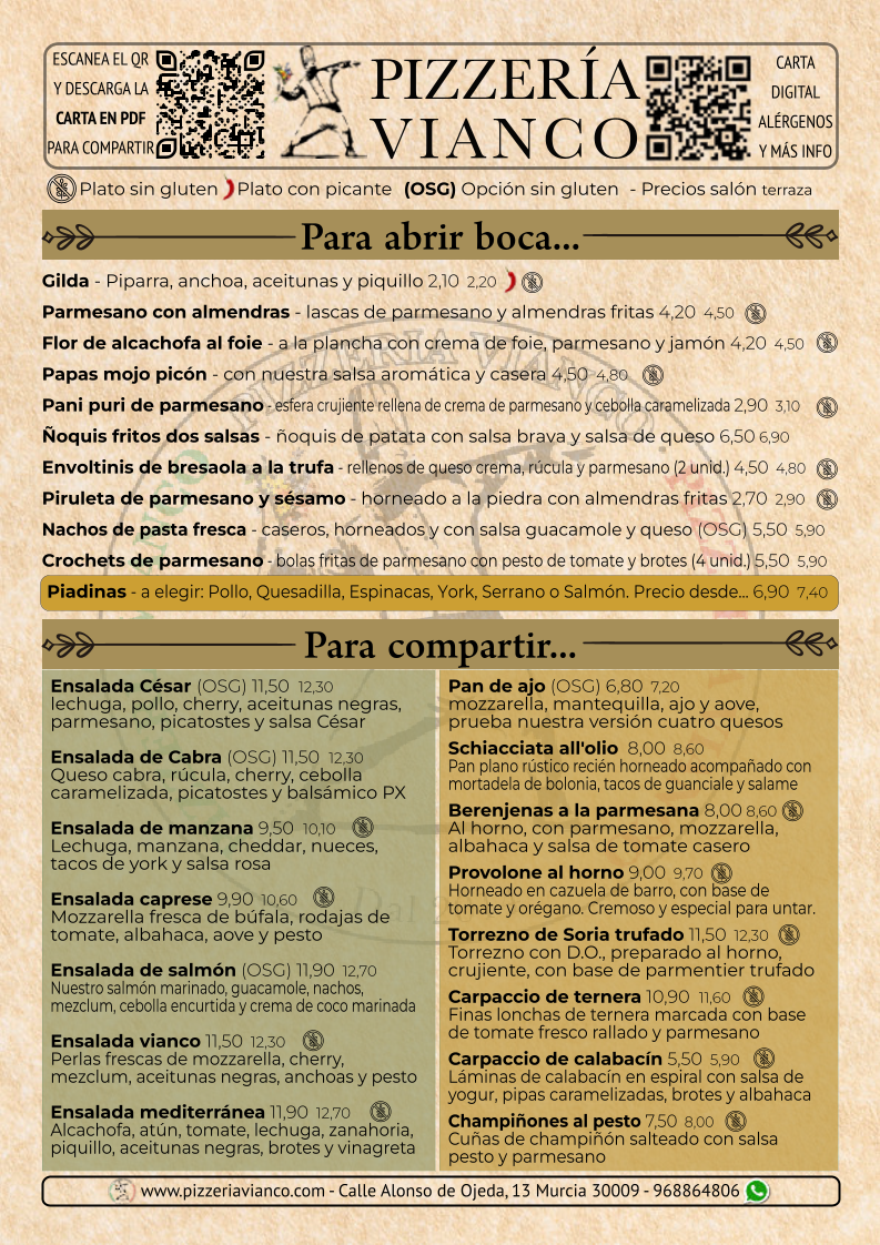 Menu Pizzería Vianco-3