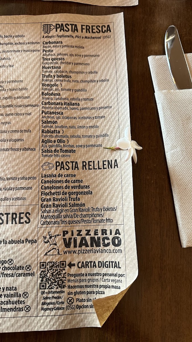 Menu Pizzería Vianco-7