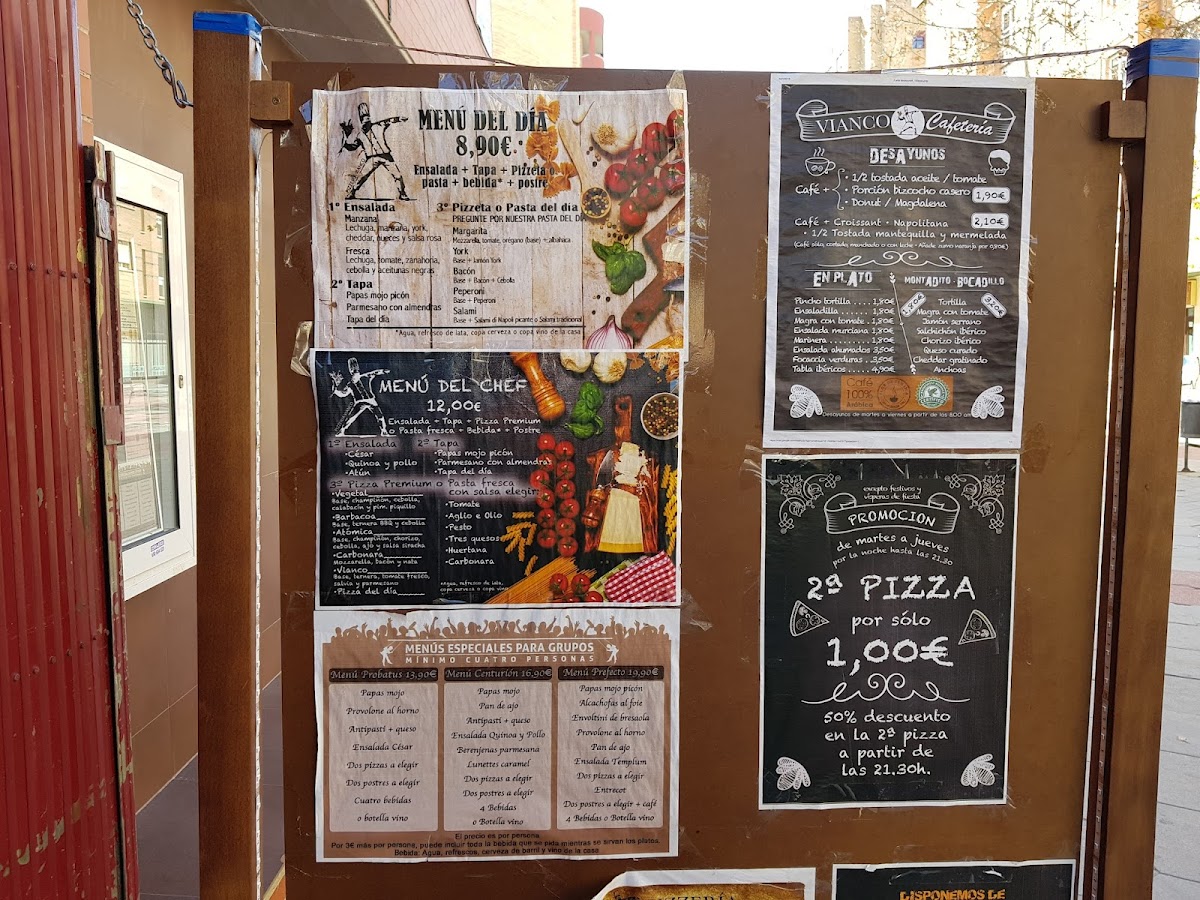 Menu Pizzería Vianco-8