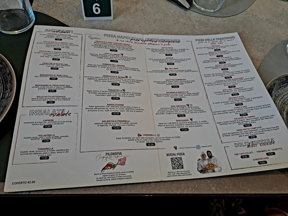 Menu Pizzeria Vincenzo Capuano Avellino-4