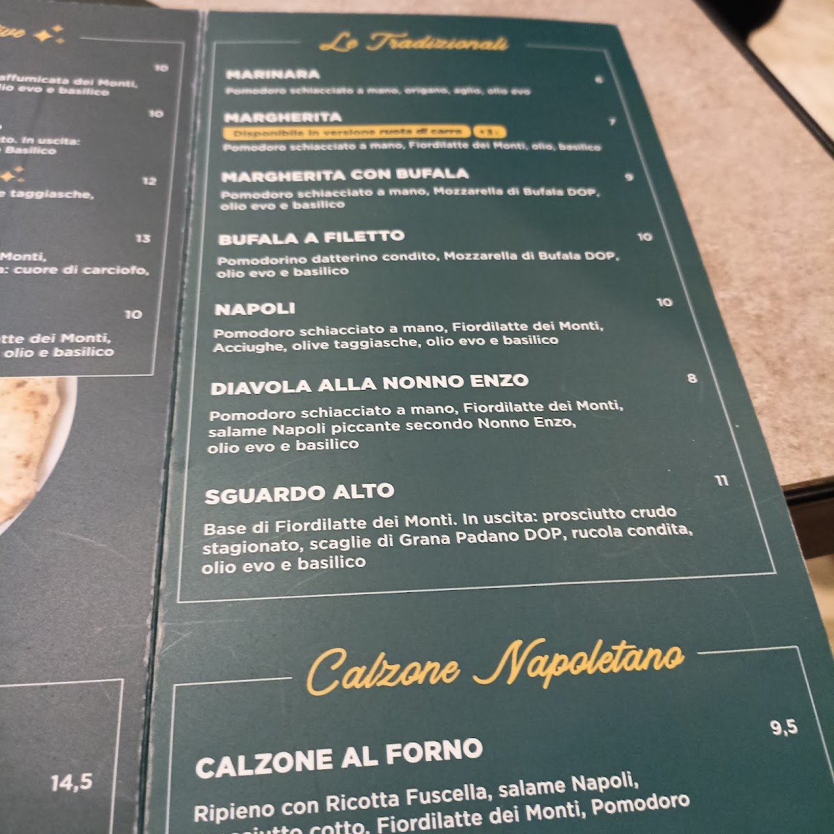 Menu Pizzeria Vincenzo Capuano Avellino-7