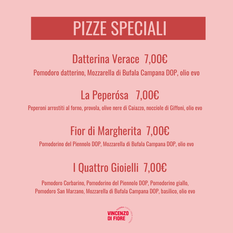 Menu Pizzeria Vincenzo Di Fiore-3