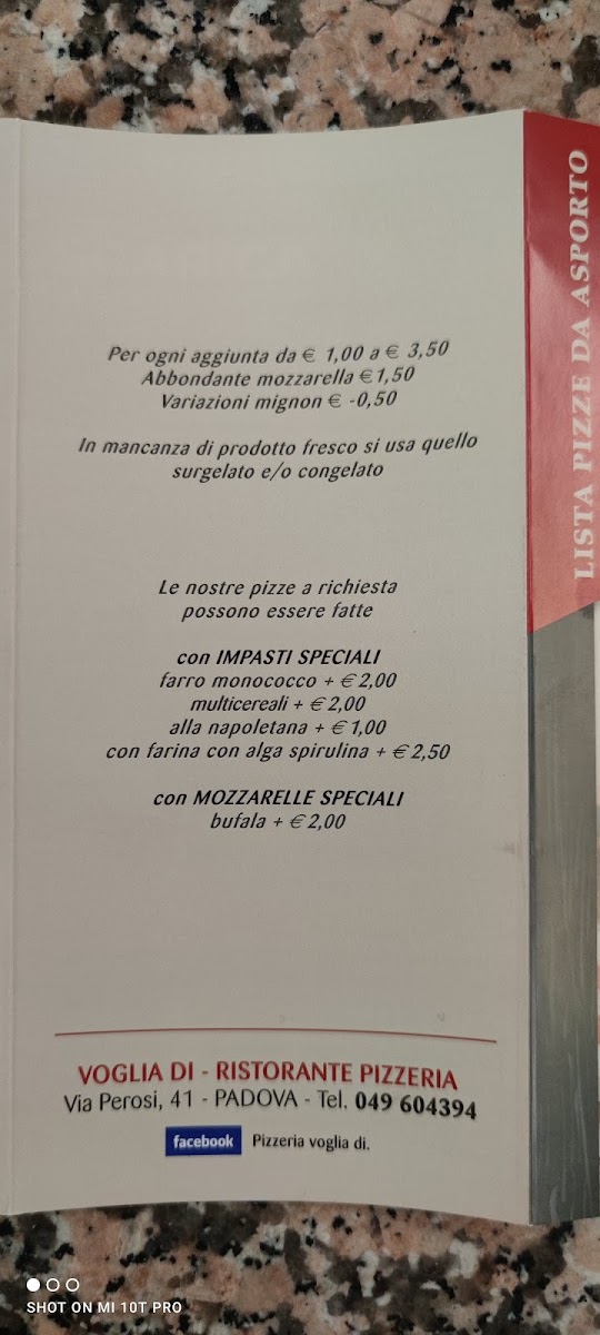 Menu Pizzeria Voglia Di-7