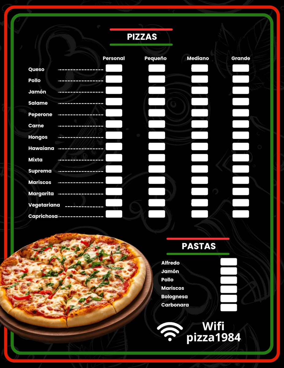 Menu Pizzería Y Marisquería La Italiana-4