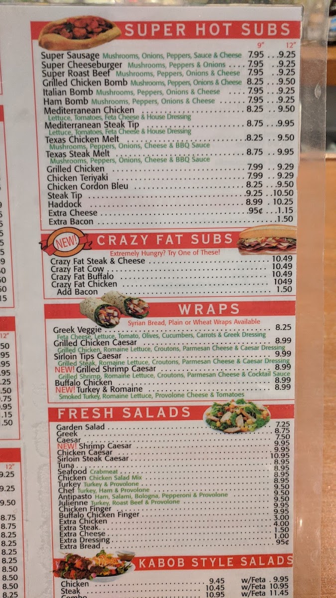 Menu Pizzeria Zacharia Bar & Grill-6
