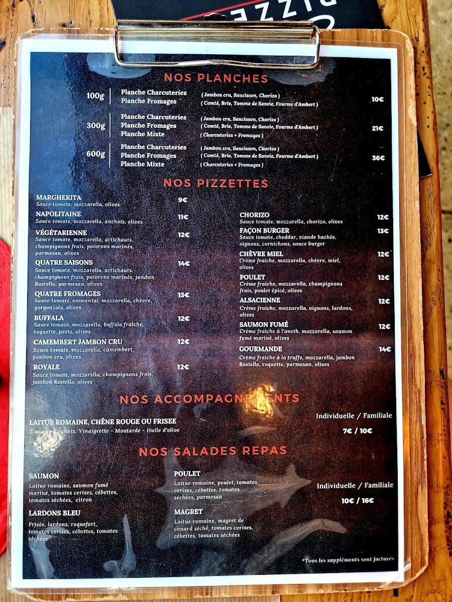 Menu Pizzette L'isle Sur La Sorgue-1