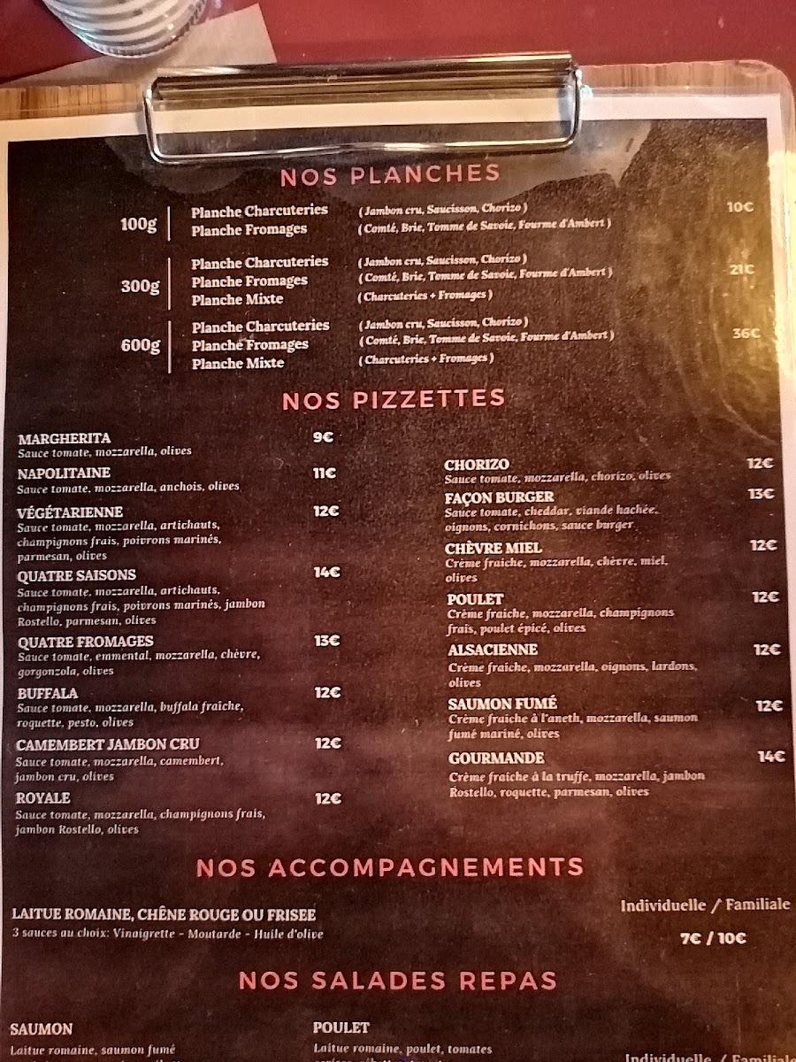 Menu Pizzette L'isle Sur La Sorgue-2