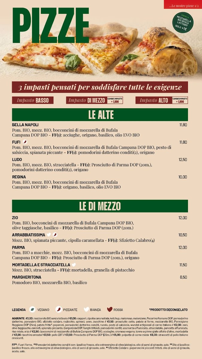 Menu Pizzikotto - Pizzeria & Lifferia - Parma Torelli-1