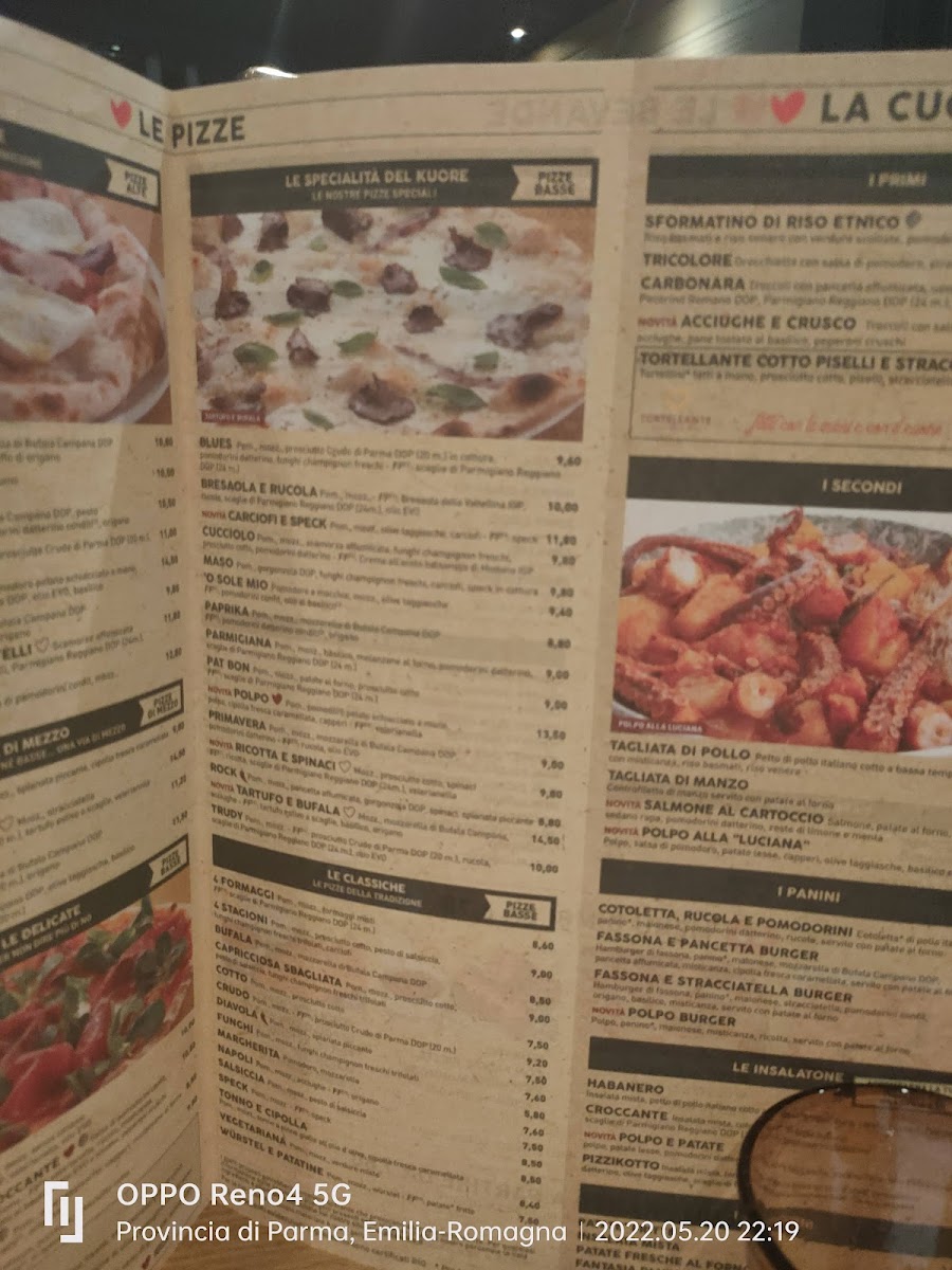 Menu Pizzikotto - Pizzeria & Lifferia - Parma Torelli-9