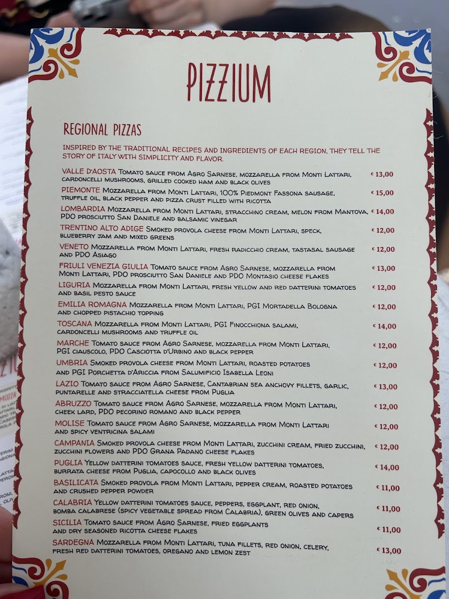 Menu Pizzium - Isola-4