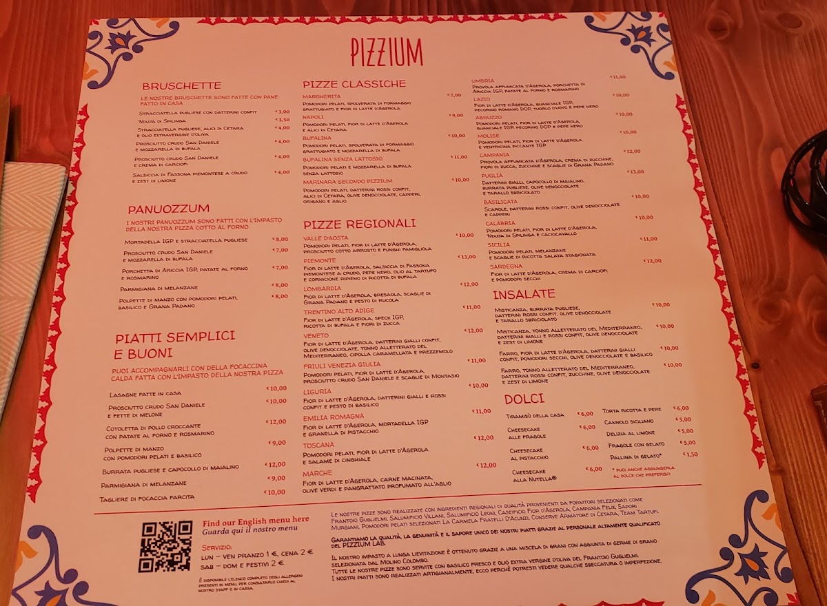 Menu Pizzium - Isola-6
