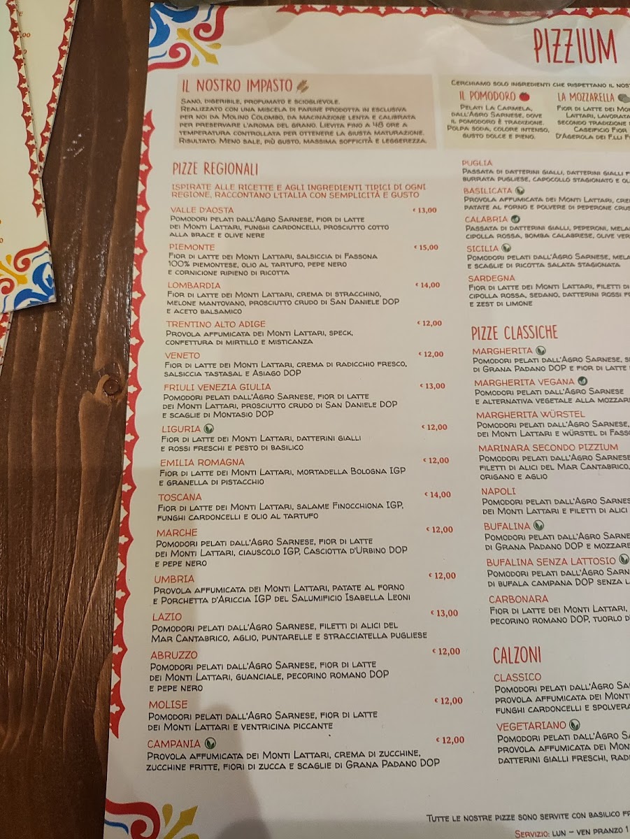 Menu Pizzium - La Spezia-2