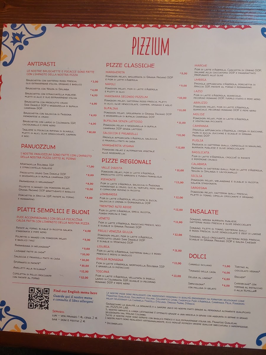 Menu Pizzium - La Spezia-3