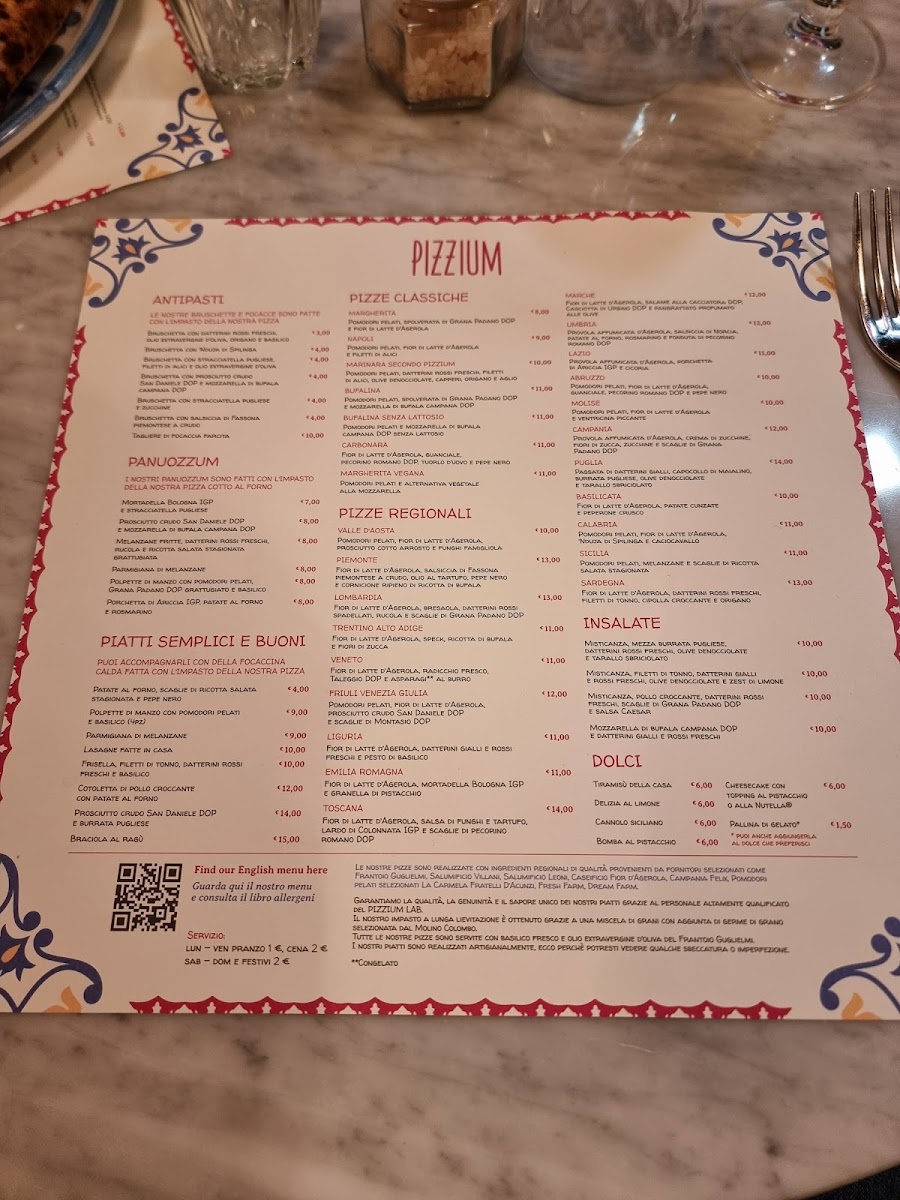 Menu Pizzium - La Spezia-8