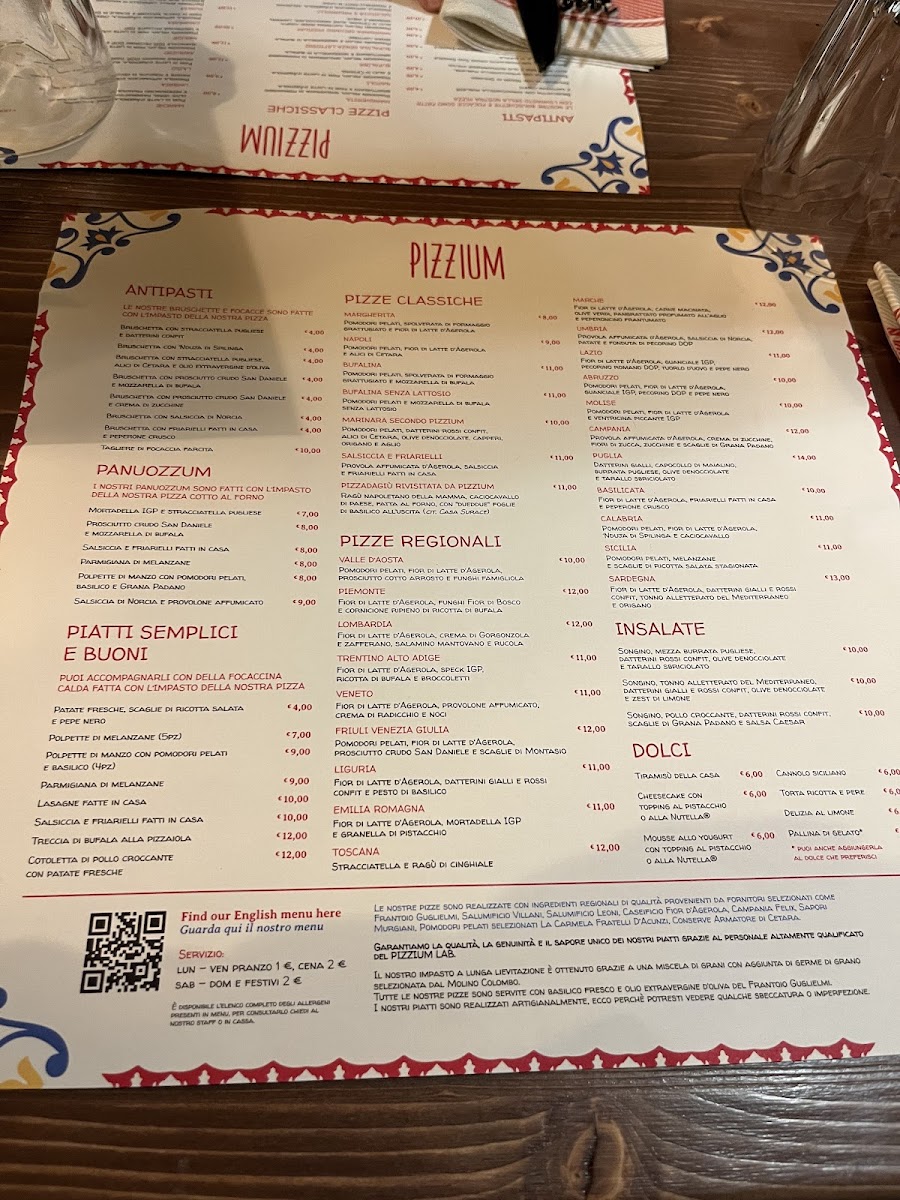 Menu Pizzium - La Spezia-9