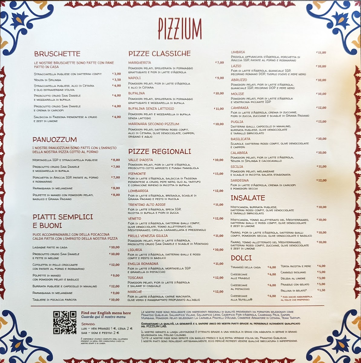 Menu Pizzium - Reggio Emilia-3