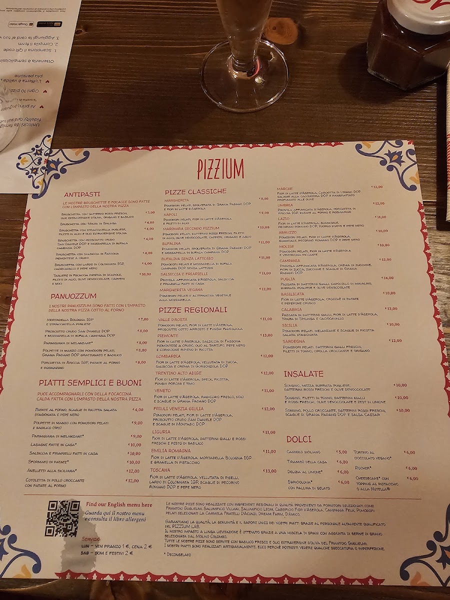 Menu Pizzium - Reggio Emilia-4