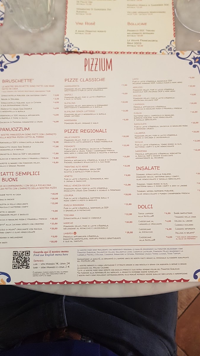Menu Pizzium - Reggio Emilia-7