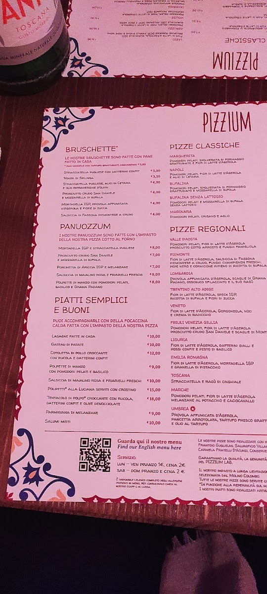 Menu Pizzium - Reggio Emilia-8