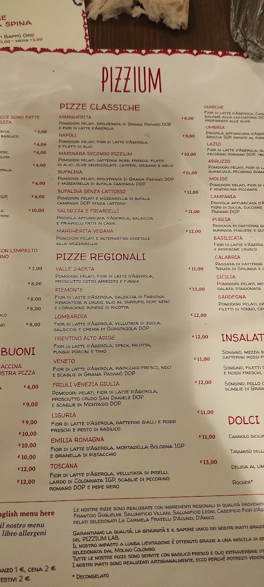 Menu Pizzium - Reggio Emilia-9