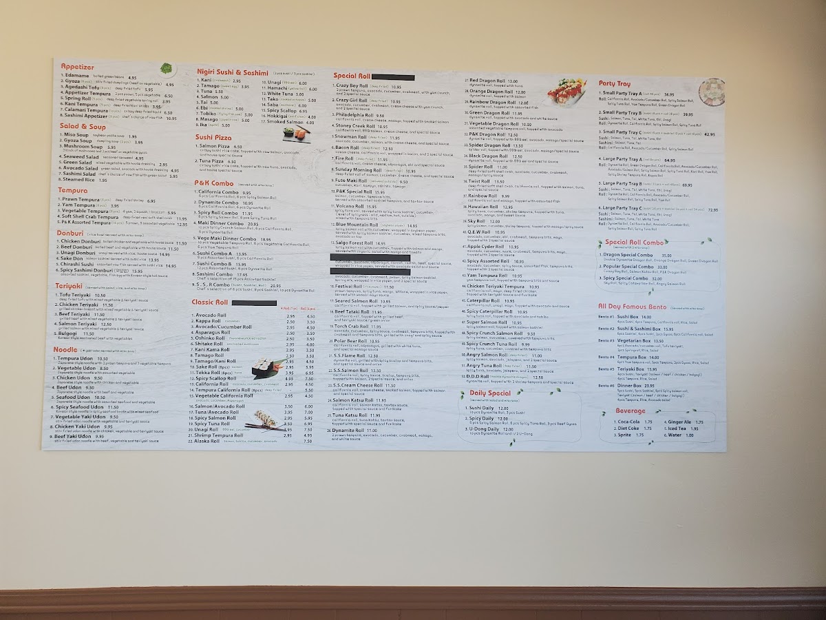 Menu P&k Sushi Restaurant-10