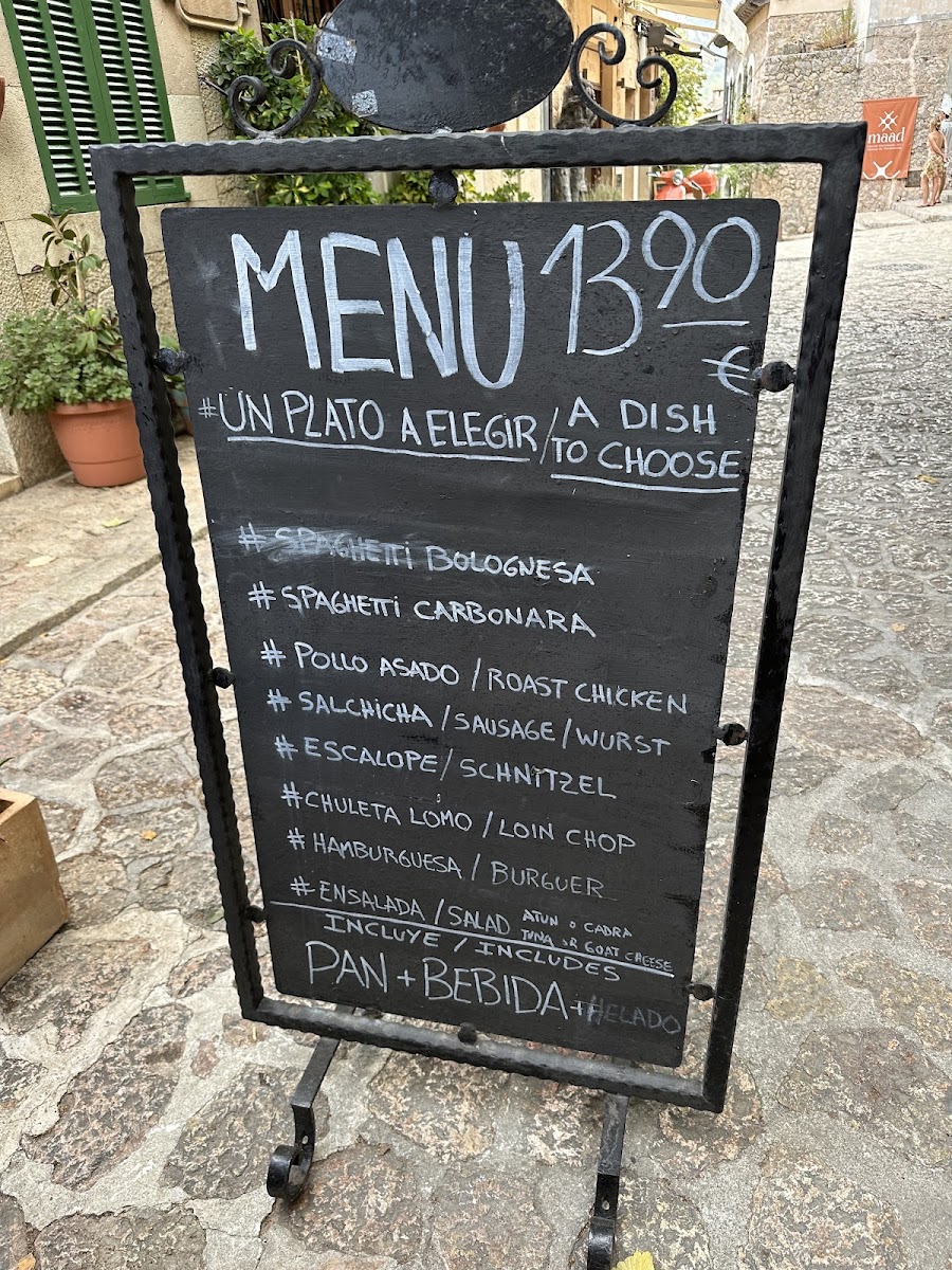 Menu Plaça Cartoixa Cafeteria Ca'n Molinas (Antic Bar Es Til·lers)-2