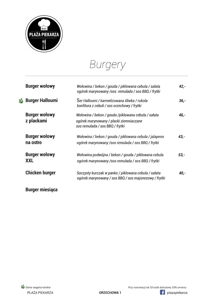 Menu Plaża Piekarza-6