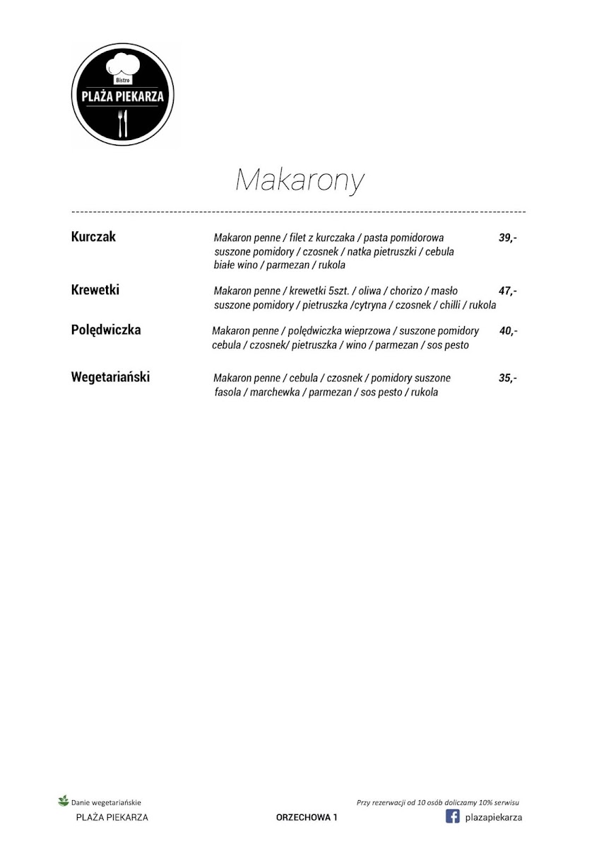 Menu Plaża Piekarza-7