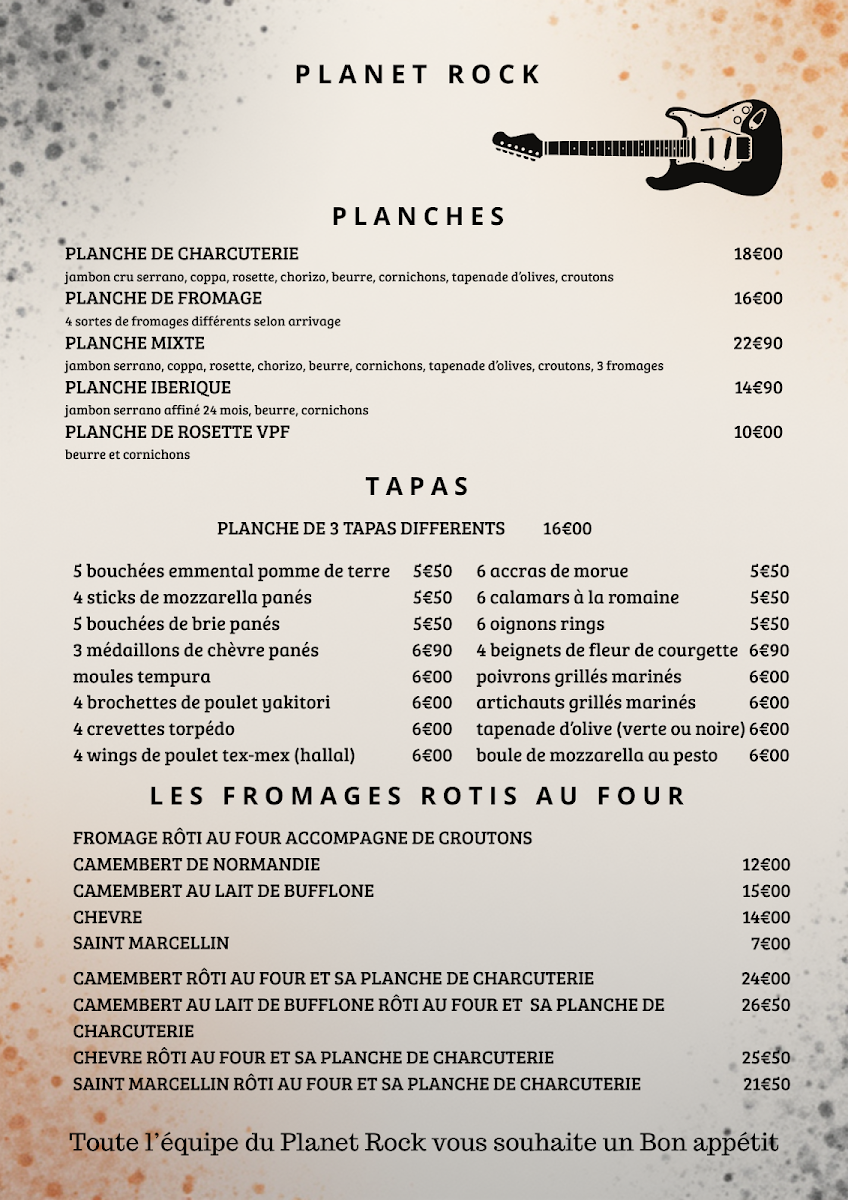 Menu Planet Rock-5