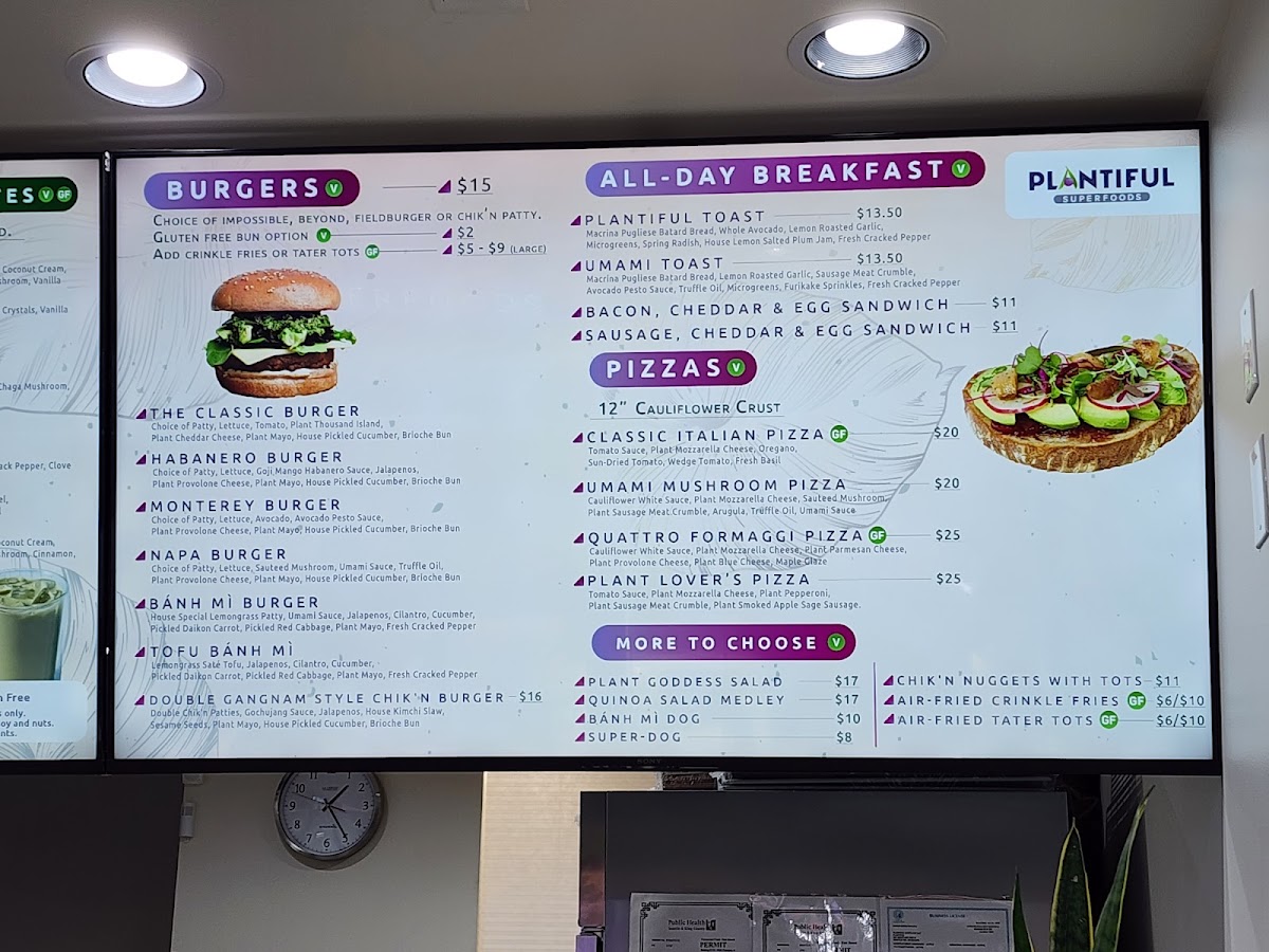 Menu Plantiful Slu-3