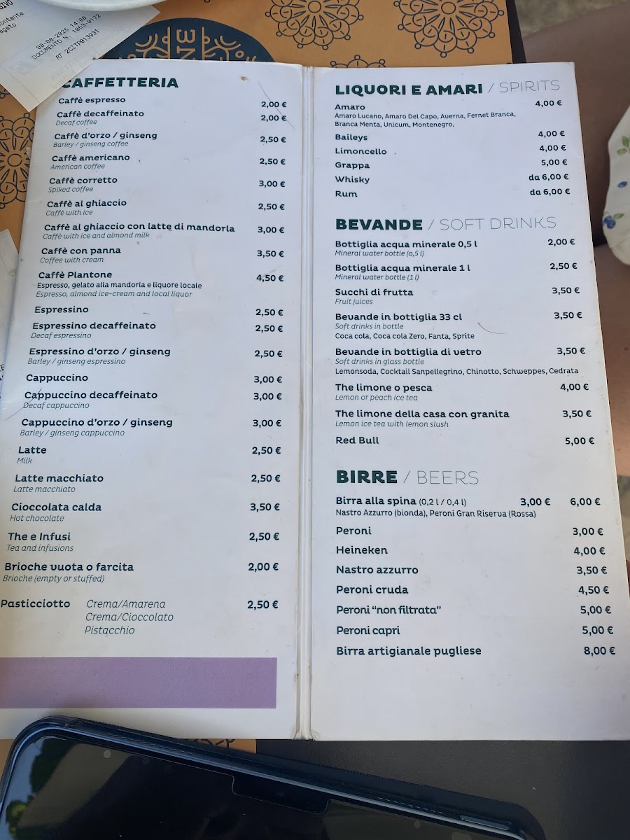 Menu Plantone-7