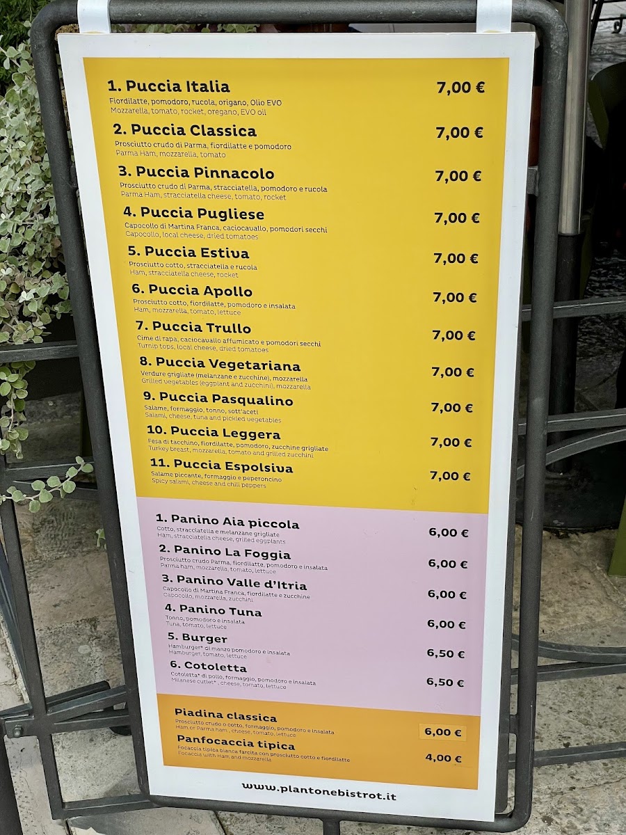 Menu Plantone-8
