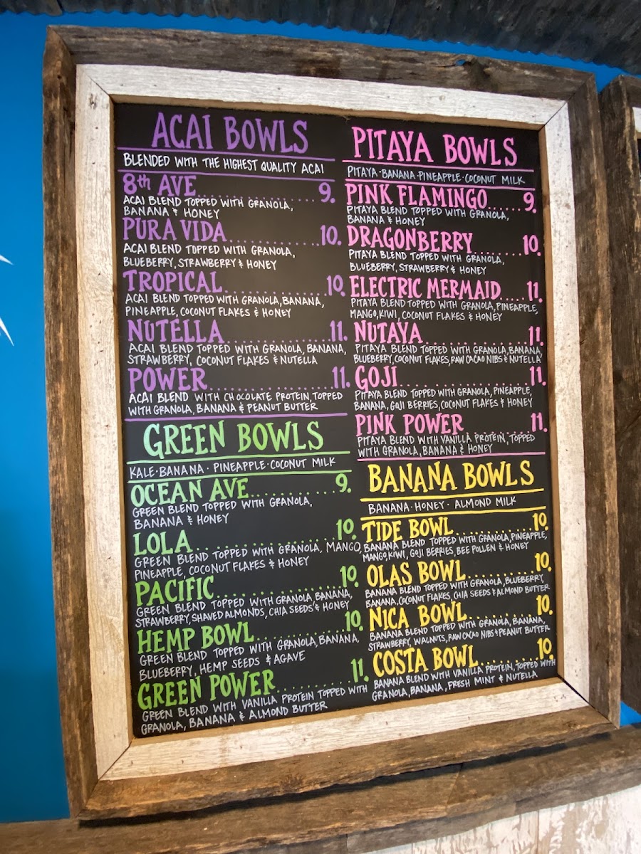 Menu Playa Bowls Point Pleasant Beach-2