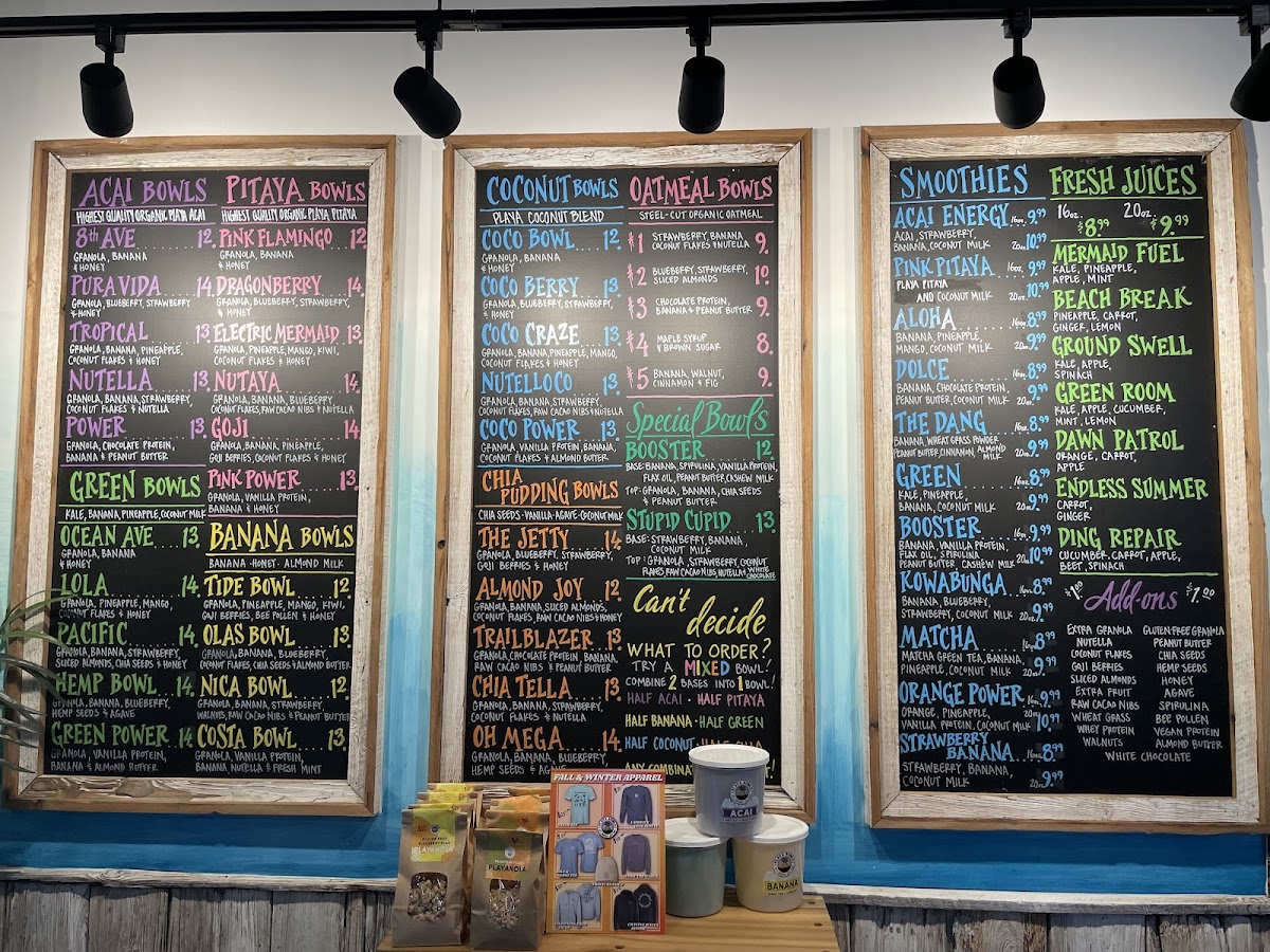 Playa Bowls Menu-2