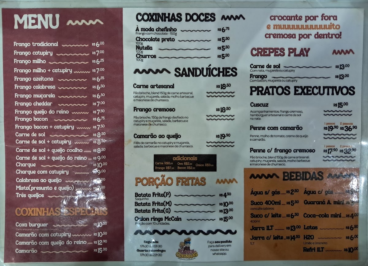 Menu Playboy Das Coxinhas-1