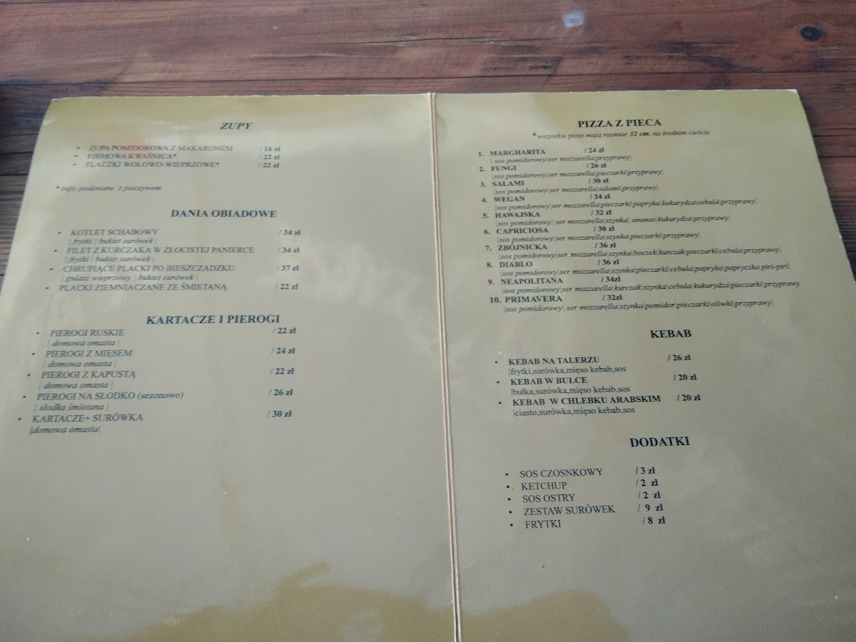 Menu Pod Dachem-2