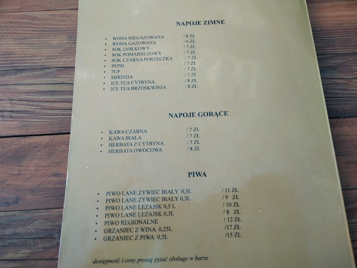 Menu Pod Dachem-3