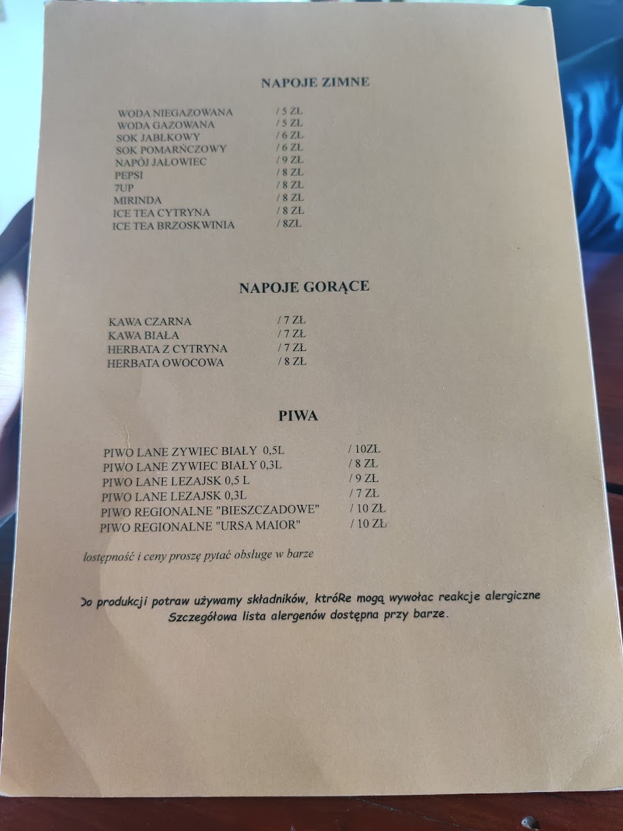 Menu Pod Dachem-5