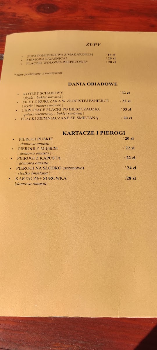 Menu Pod Dachem-7