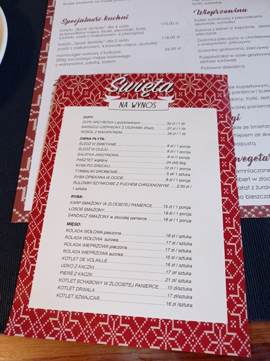 Menu Pod Jemiołą-10