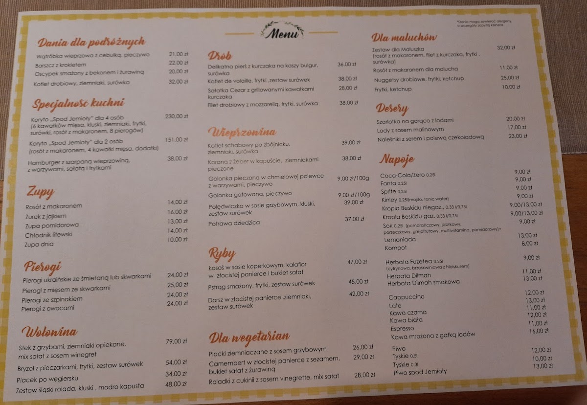 Menu Pod Jemiołą-3