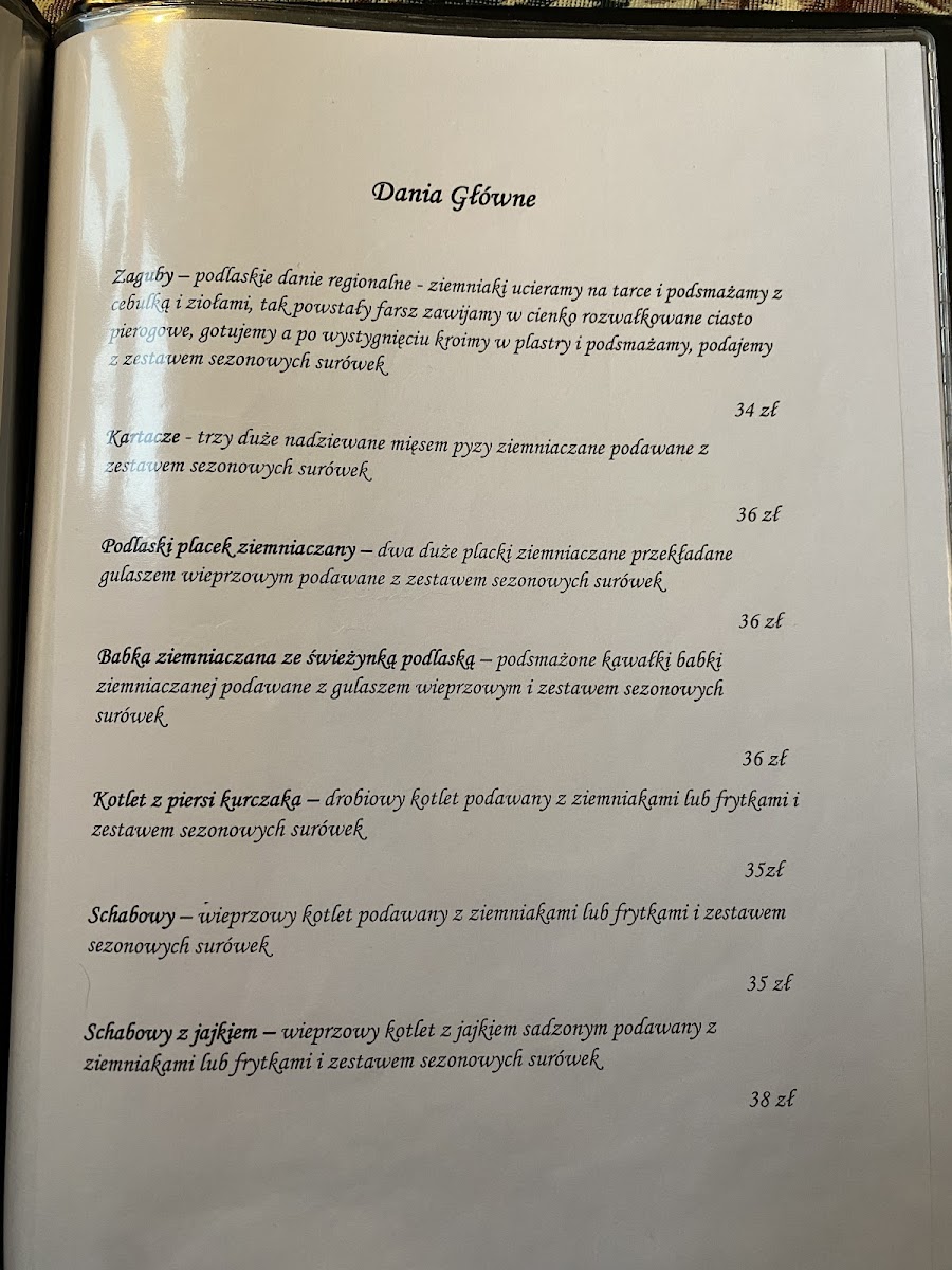 Menu Pod Katedrą-10