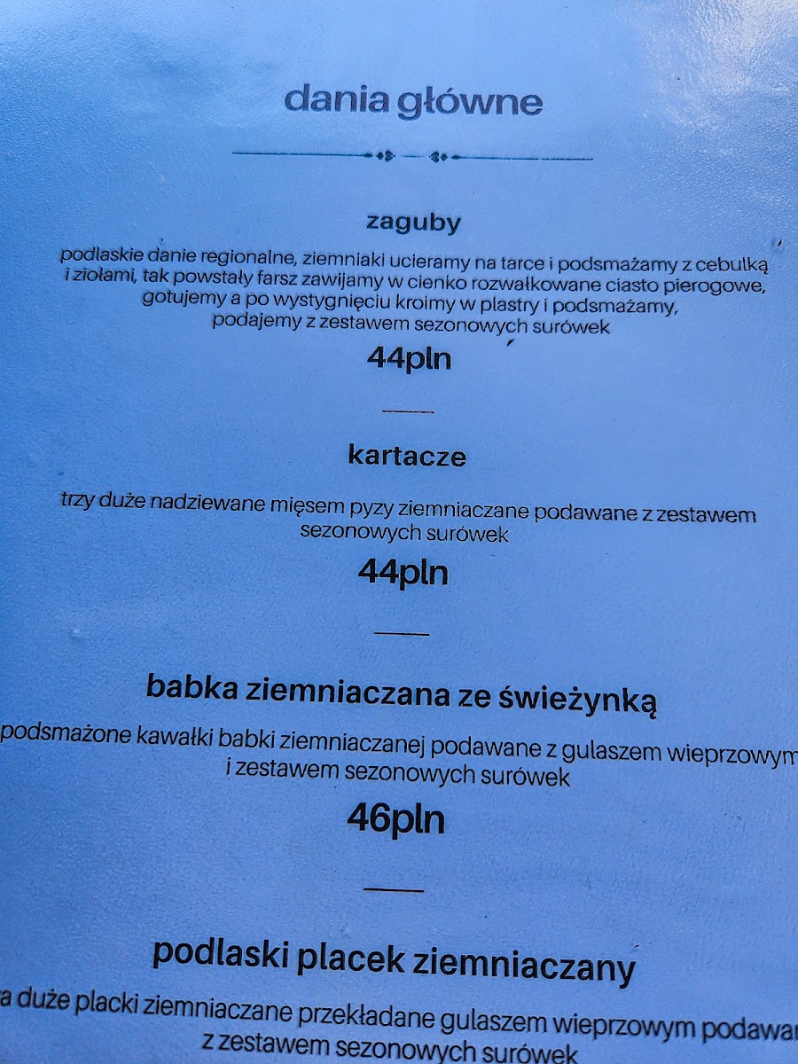 Menu Pod Katedrą-8