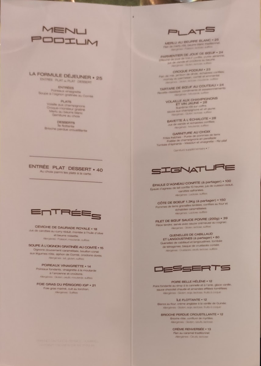 Menu Podium Bistrot Festif-2