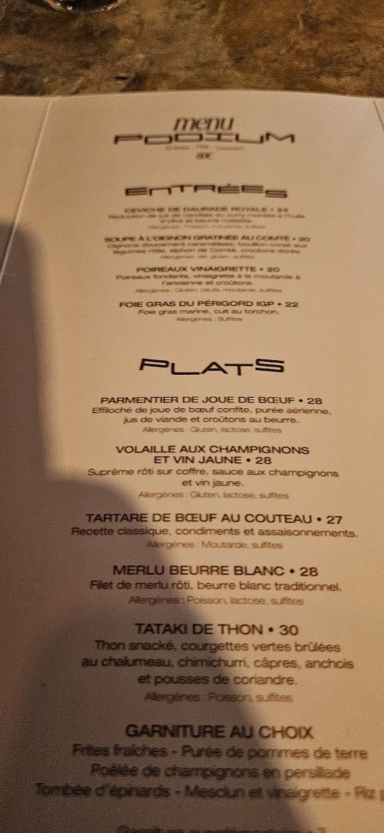 Menu Podium Bistrot Festif-6